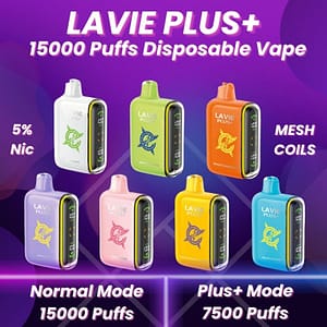 LAVIE PLUS 15000 Puffs Disposable Vape in UAE